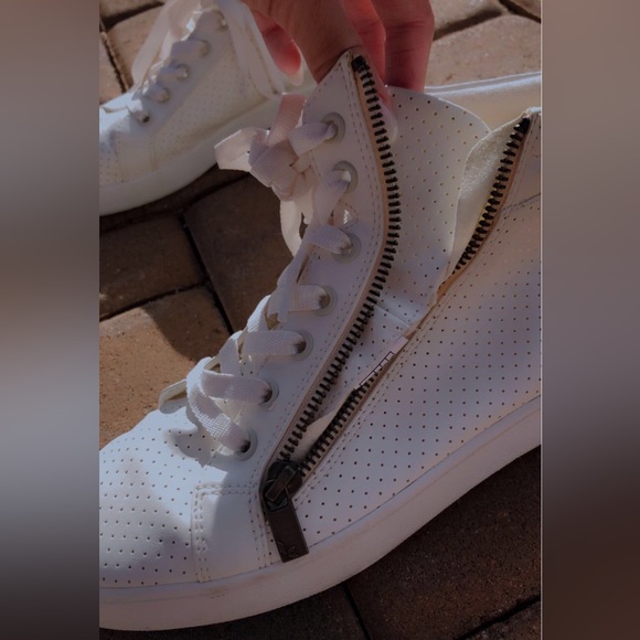 Koolaburra by UGG High Top White Sneakers - Picture 3 of 5